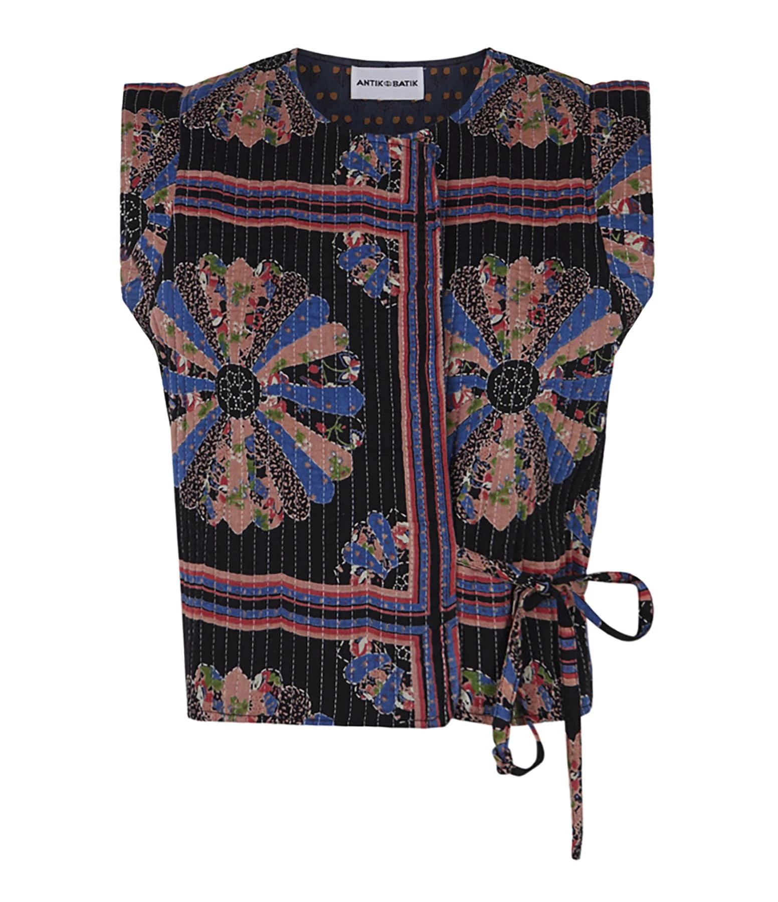 Remise 🧨 ANTIK BATIK Veste Sans Manches Jenny Coton Multicolore 🧨 1 Remise 🧨 ANTIK BATIK Veste Sans Manches Jenny Coton Multicolore 🧨