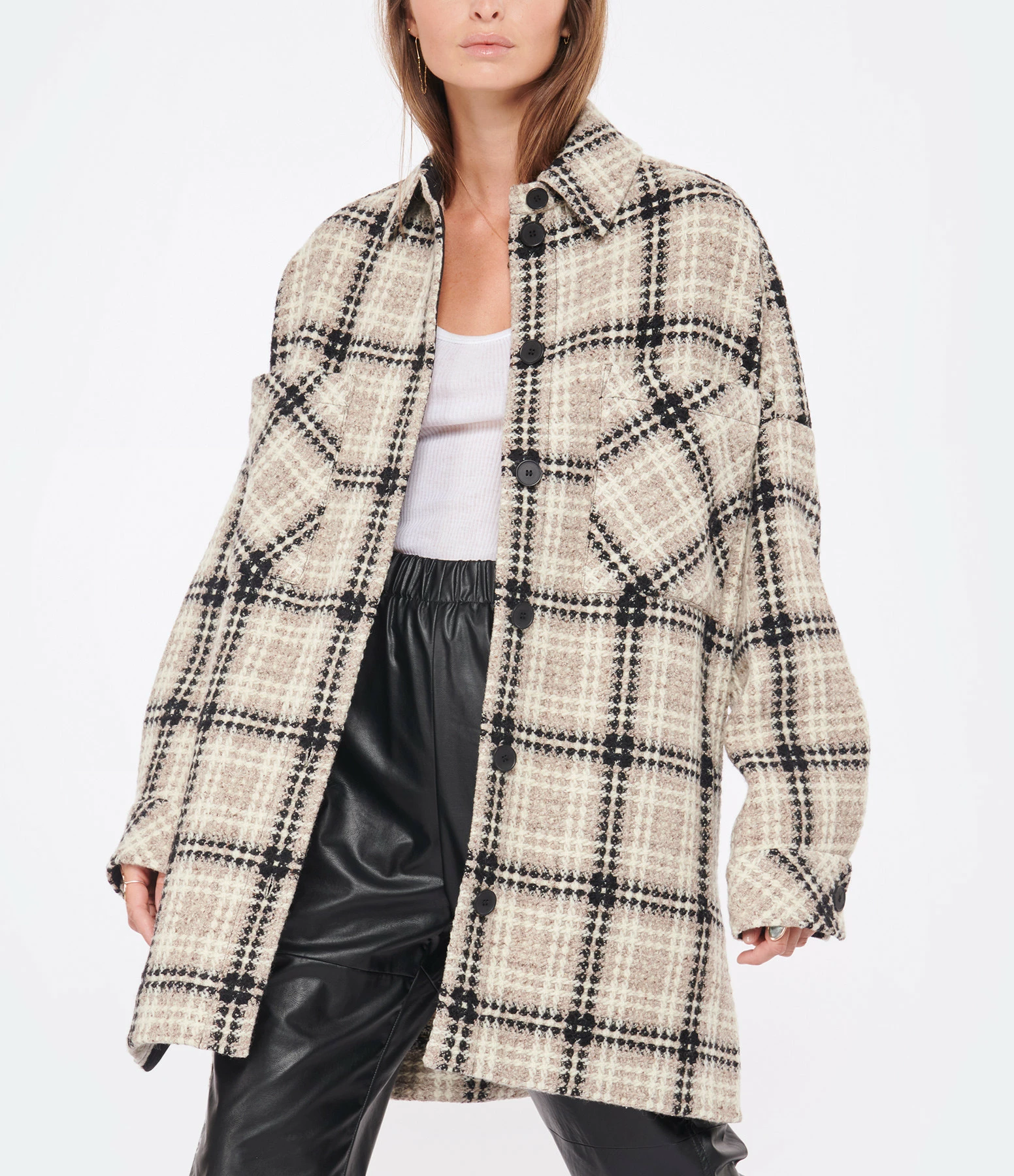 Tout neuf 😍 IRO Surchemise Ramsey Laine Beige 😉 3 Tout neuf 😍 IRO Surchemise Ramsey Laine Beige 😉 – Image 3