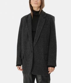 Remise 🔥 ISABEL MARANT ÉTOILE Manteau Cikaito Laine Organique Anthracite 🛒 -BOUTIQUE MARGAUX LONNBERG unnamed file 3237