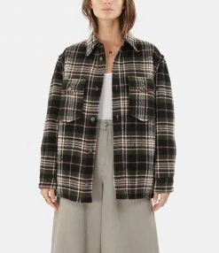 Meilleure vente ⭐ ISABEL MARANT ÉTOILE Manteau Ervey Laine Kaki Foncé 🛒 -BOUTIQUE MARGAUX LONNBERG unnamed file 3242