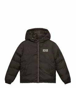 Le moins cher 🌟 GOLDEN GOOSE Doudoune Enfant Star Noir Blanc 😉