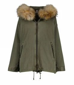 Bon marché 🌟 BLONDE N°8 Parka Rennes 515 Blonde Kaki Fourrure ✨