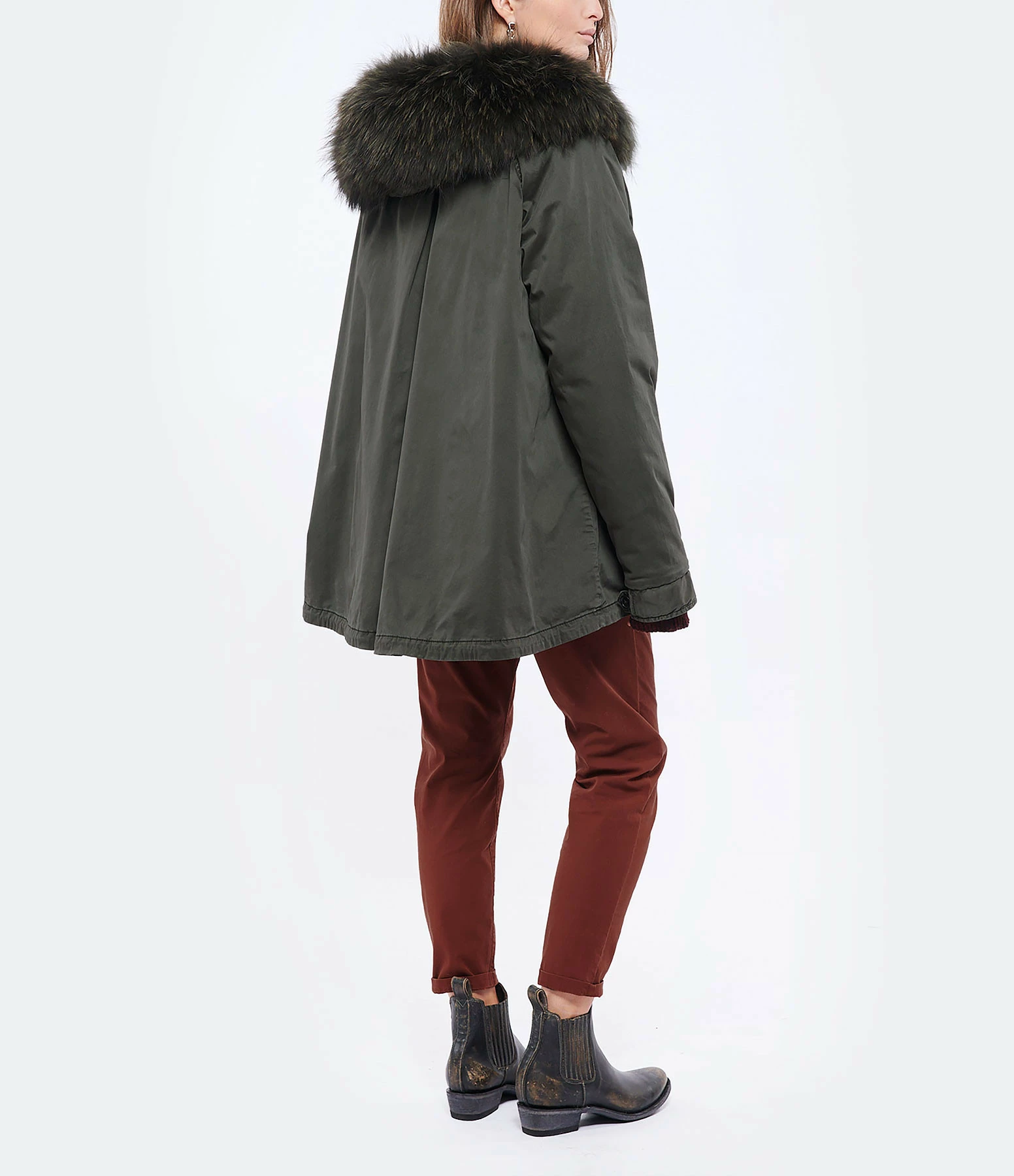 Vente flash 🔔 BLONDE N°8 Parka Rennes 515 Night Vert ⌛ 5 Vente flash 🔔 BLONDE N°8 Parka Rennes 515 Night Vert ⌛ – Image 5