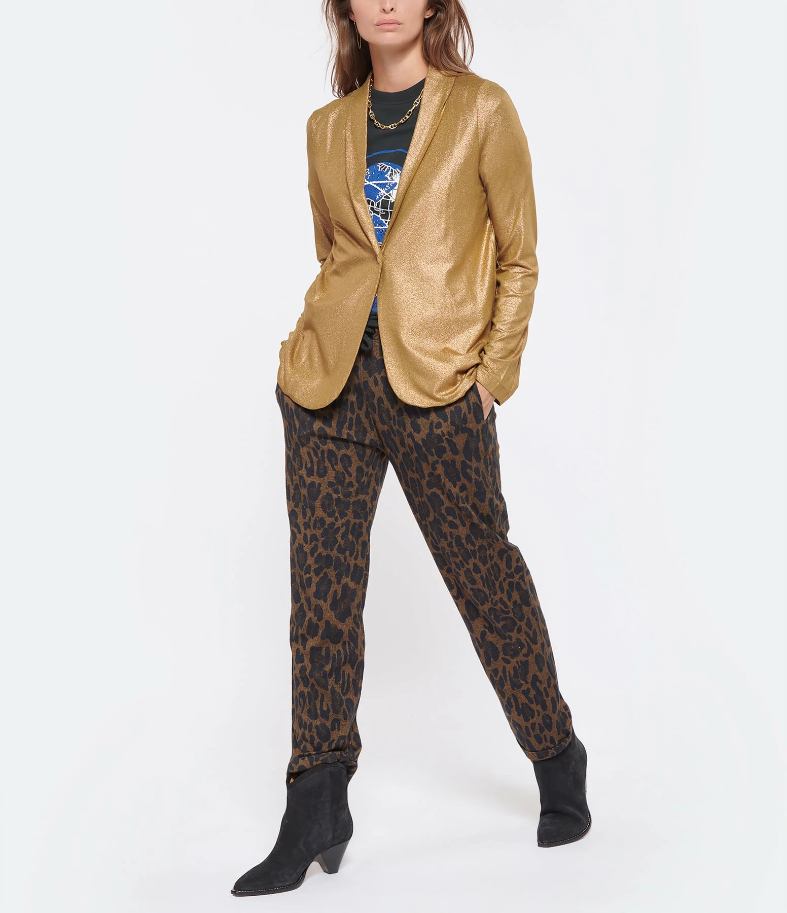 De gros 🔔 MAJESTIC FILATURES Veste Blazer Ambre 🛒 4 De gros 🔔 MAJESTIC FILATURES Veste Blazer Ambre 🛒 – Image 4