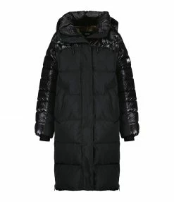 Vente flash ⭐ MACKAGE Doudoune Mi-Longue Kaz Noir 🌟