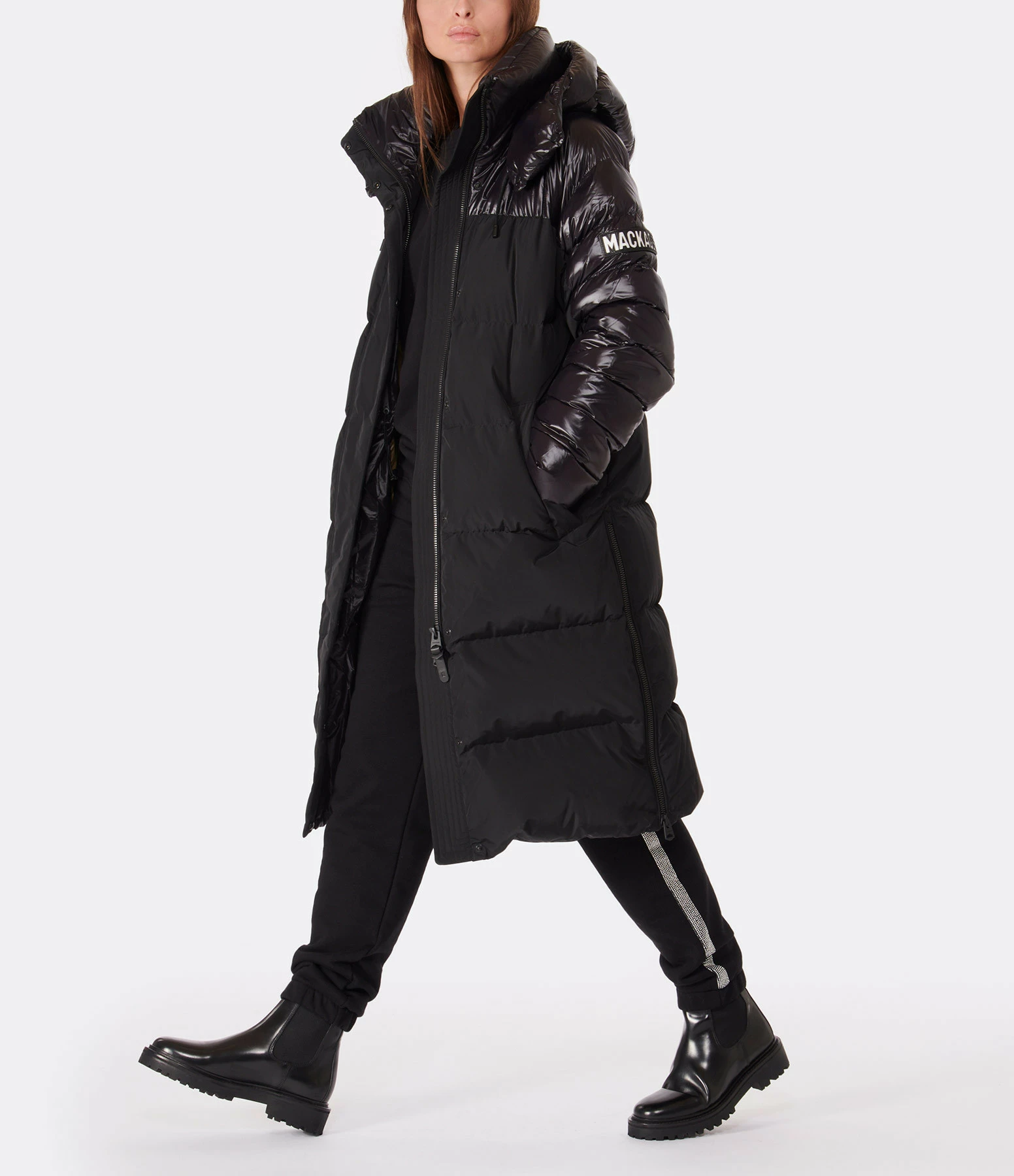 Vente flash ⭐ MACKAGE Doudoune Mi-Longue Kaz Noir 🌟 3 Vente flash ⭐ MACKAGE Doudoune Mi-Longue Kaz Noir 🌟 – Image 3