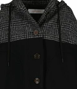 Alternative view of Meilleure affaire ???? SEE BY CHLOE Manteau Laine Noir Gris ????