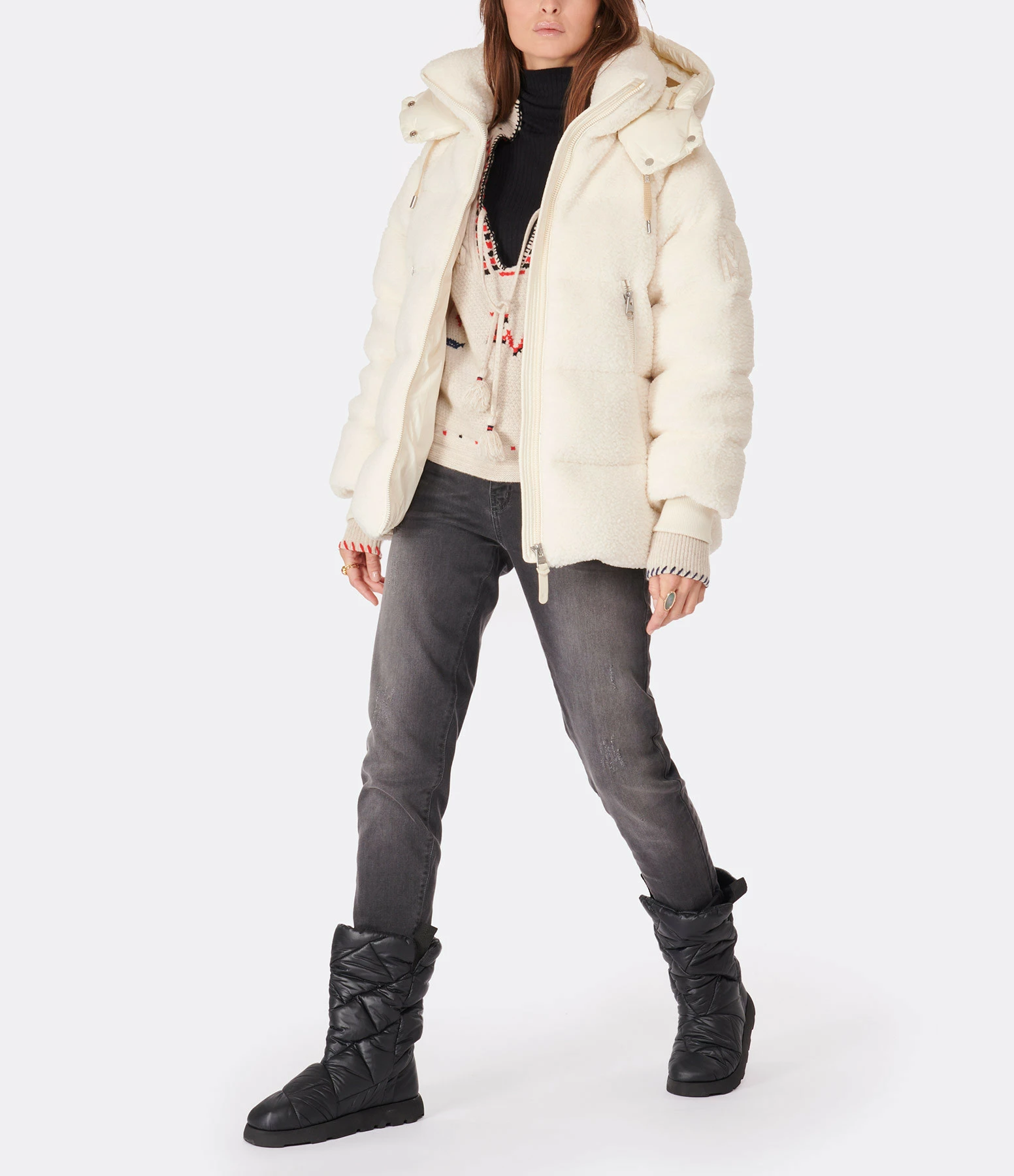 Grosses soldes ???? MACKAGE Doudoune Edana Matelassée Crème ???? 4 Grosses soldes ???? MACKAGE Doudoune Edana Matelassée Crème ???? – Image 4