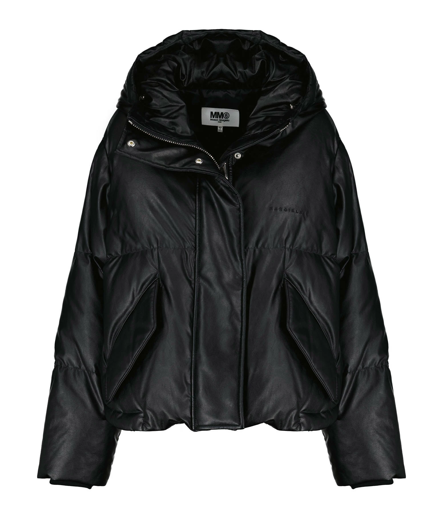 Vente flash 😍 MM6 MAISON MARGIELA Doudoune Matelassée Simili Cuir Noir 🌟 1 Vente flash 😍 MM6 MAISON MARGIELA Doudoune Matelassée Simili Cuir Noir 🌟