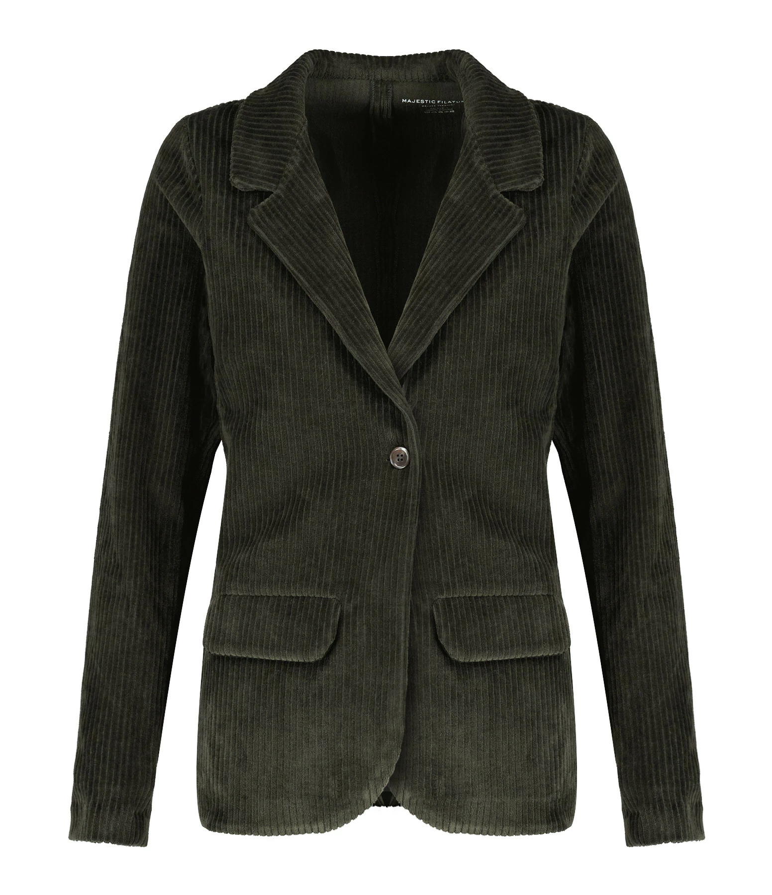 Offres ???? MAJESTIC FILATURES Veste Blazer Coton Pine Green ✔️ 1 Offres ???? MAJESTIC FILATURES Veste Blazer Coton Pine Green ✔️