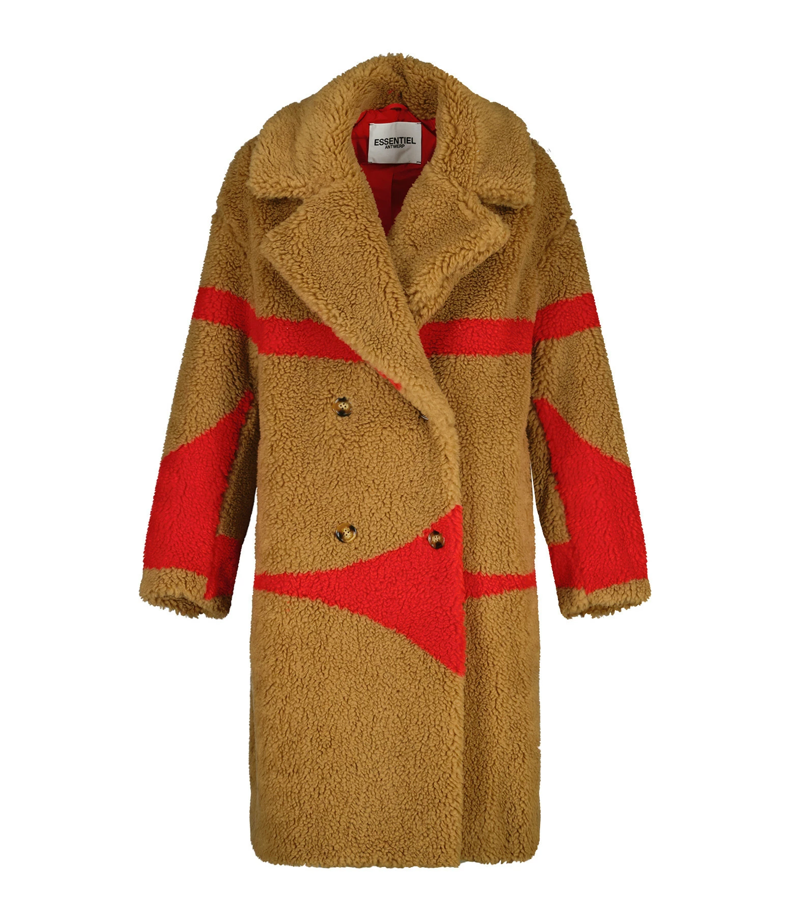 Coupon ???? ESSENTIEL ANTWERP Manteau Cry Recyclé Firemen Red ???? 1 Coupon ???? ESSENTIEL ANTWERP Manteau Cry Recyclé Firemen Red ????