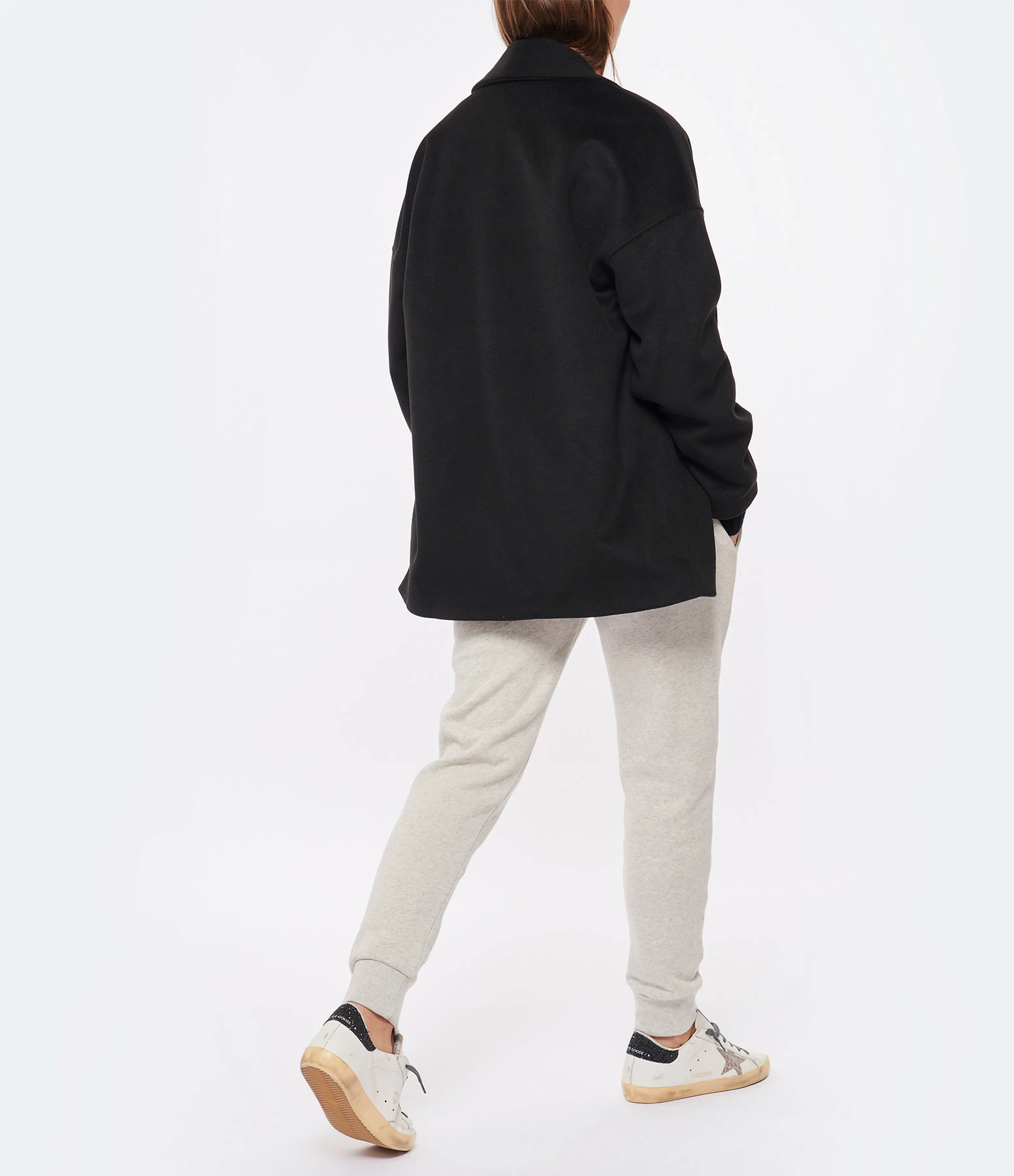Le moins cher ???? JEANNE VOULAND Manteau Albe Noir ???? 5 Le moins cher ???? JEANNE VOULAND Manteau Albe Noir ???? – Image 5