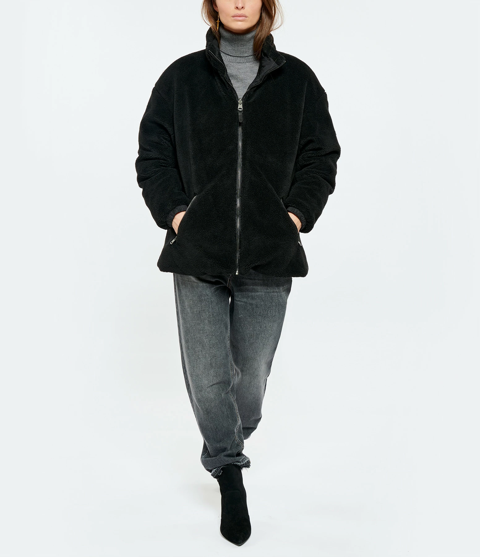 Meilleur prix ???? MACKAGE Blouson Celyn Noir ???? 6 Meilleur prix ???? MACKAGE Blouson Celyn Noir ???? – Image 6