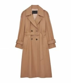 Tout neuf 💯 TARA JARMON Trench 🧥 Coat Ivan Coton Camel 🧨