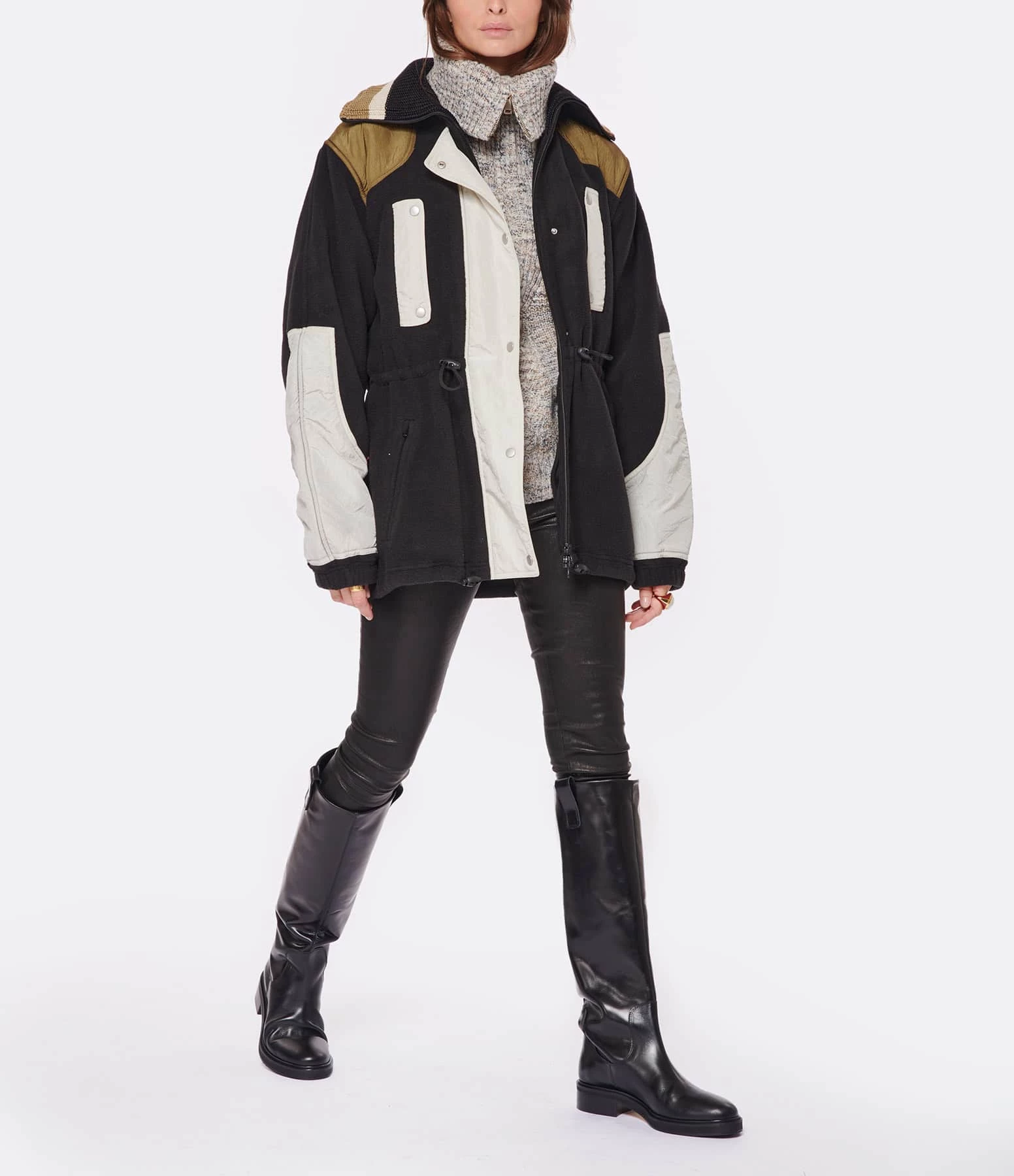 Vente flash 🔥 ISABEL MARANT ÉTOILE Manteau Montana Noir 🔥 4 Vente flash 🔥 ISABEL MARANT ÉTOILE Manteau Montana Noir 🔥 – Image 4