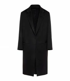 Remise 🤩 JEANNE VOULAND Manteau Eres Laine Cachemire Noir 😉