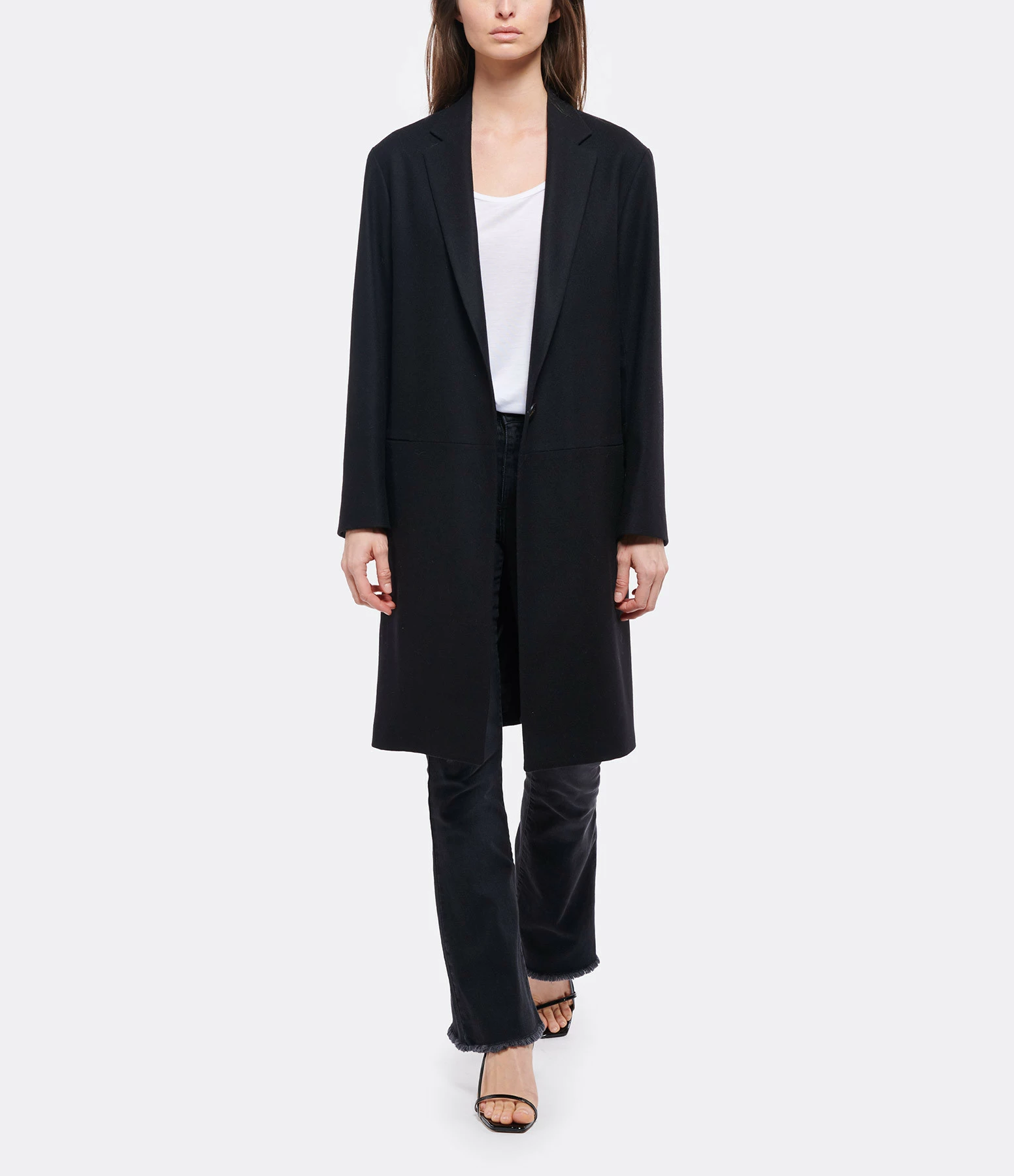 Remise 🤩 JEANNE VOULAND Manteau Eres Laine Cachemire Noir 😉 4 Remise 🤩 JEANNE VOULAND Manteau Eres Laine Cachemire Noir 😉 – Image 4