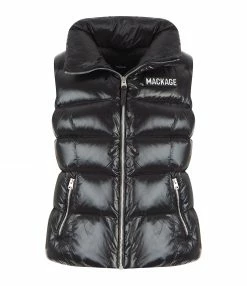 Promo ❤️ MACKAGE Doudoune Sans Manches Chaya Noir 🎁