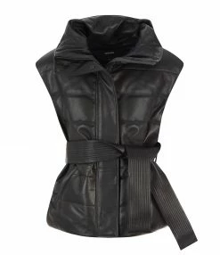 Bon marché 🛒 MACKAGE Doudoune Sans Manches Zerina DL Noir 👏