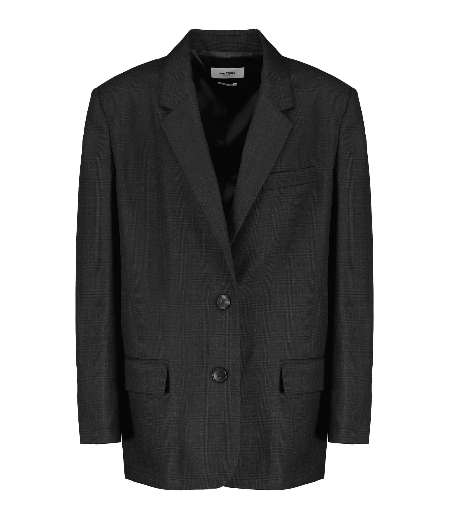Sortie ???? ISABEL MARANT ÉTOILE Veste Blazer Onilind Laine Anthracite ???? 1 Sortie ???? ISABEL MARANT ÉTOILE Veste Blazer Onilind Laine Anthracite ????