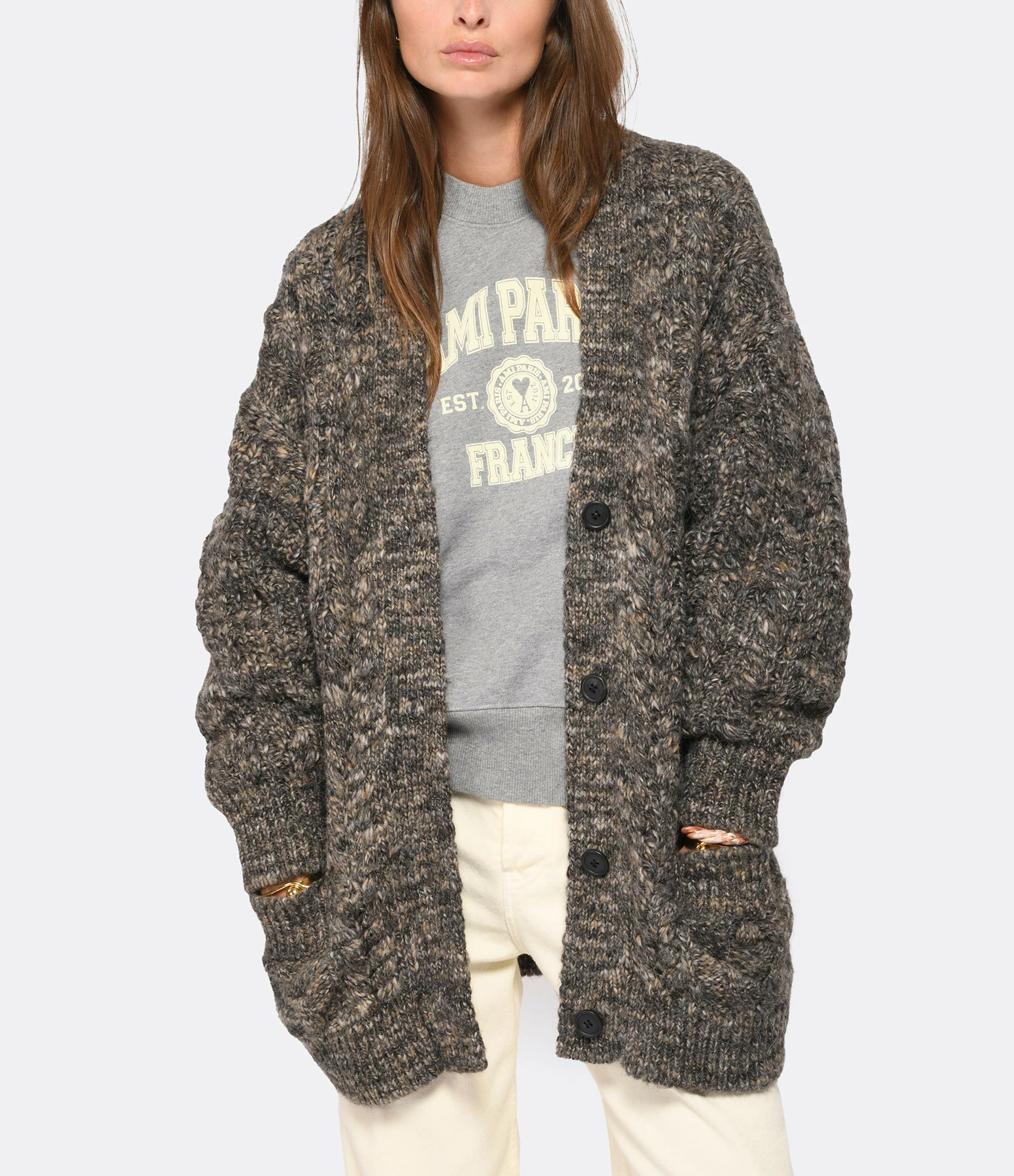 Offres ???? ISABEL MARANT ÉTOILE Cardigan Roswelly Marron ⭐ 3 Offres ???? ISABEL MARANT ÉTOILE Cardigan Roswelly Marron ⭐ – Image 3