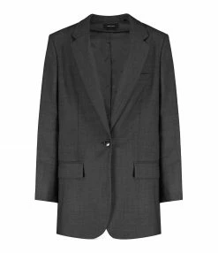 Tout neuf 😉 ISABEL MARANT Veste Blazer Jada Laine Vierge Gris ⌛