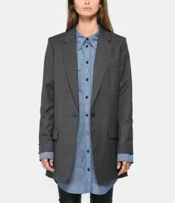 Tout neuf 😉 ISABEL MARANT Veste Blazer Jada Laine Vierge Gris ⌛ -BOUTIQUE MARGAUX LONNBERG unnamed file 393