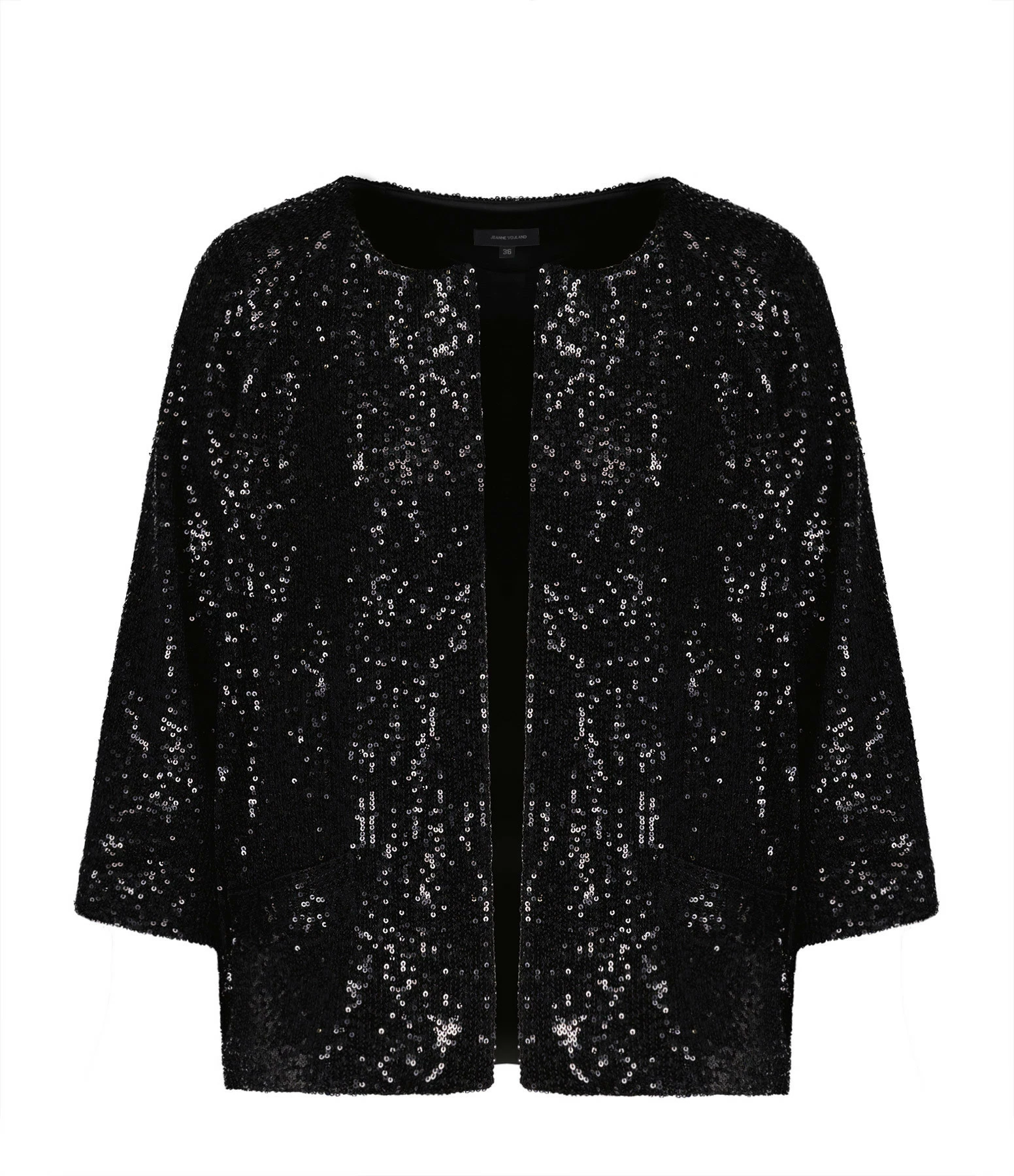 Le moins cher 🎉 JEANNE VOULAND Veste Jinzo Sequin Noir 🥰 1 Le moins cher 🎉 JEANNE VOULAND Veste Jinzo Sequin Noir 🥰
