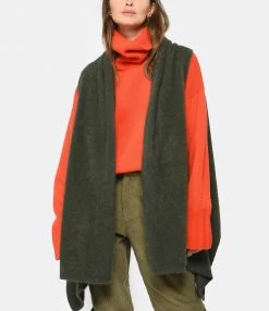 Nouveau ???? CT PLAGE Gilet Étole Raccon Kaki ✔️ -BOUTIQUE MARGAUX LONNBERG unnamed file 420