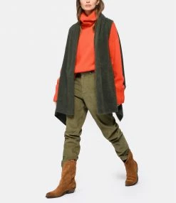 Nouveau ???? CT PLAGE Gilet Étole Raccon Kaki ✔️ -BOUTIQUE MARGAUX LONNBERG unnamed file 421