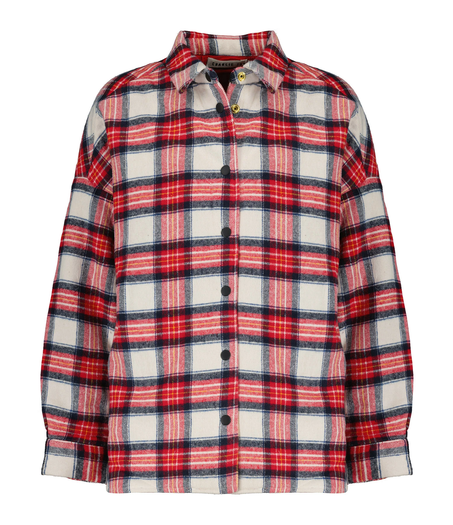 Remise ???? CHARLIE JOE Veste Mike Coton Tartan Rouge ???? 1 Remise ???? CHARLIE JOE Veste Mike Coton Tartan Rouge ????