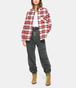 Remise ???? CHARLIE JOE Veste Mike Coton Tartan Rouge ???? 8 Remise ???? CHARLIE JOE Veste Mike Coton Tartan Rouge ???? -BOUTIQUE MARGAUX LONNBERG unnamed file 426
