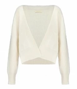Le moins cher ❤️ MES DEMOISELLES Cardigan Laine Maille Cari Blanc 🎁