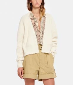 Le moins cher ❤️ MES DEMOISELLES Cardigan Laine Maille Cari Blanc 🎁 -BOUTIQUE MARGAUX LONNBERG unnamed file 518