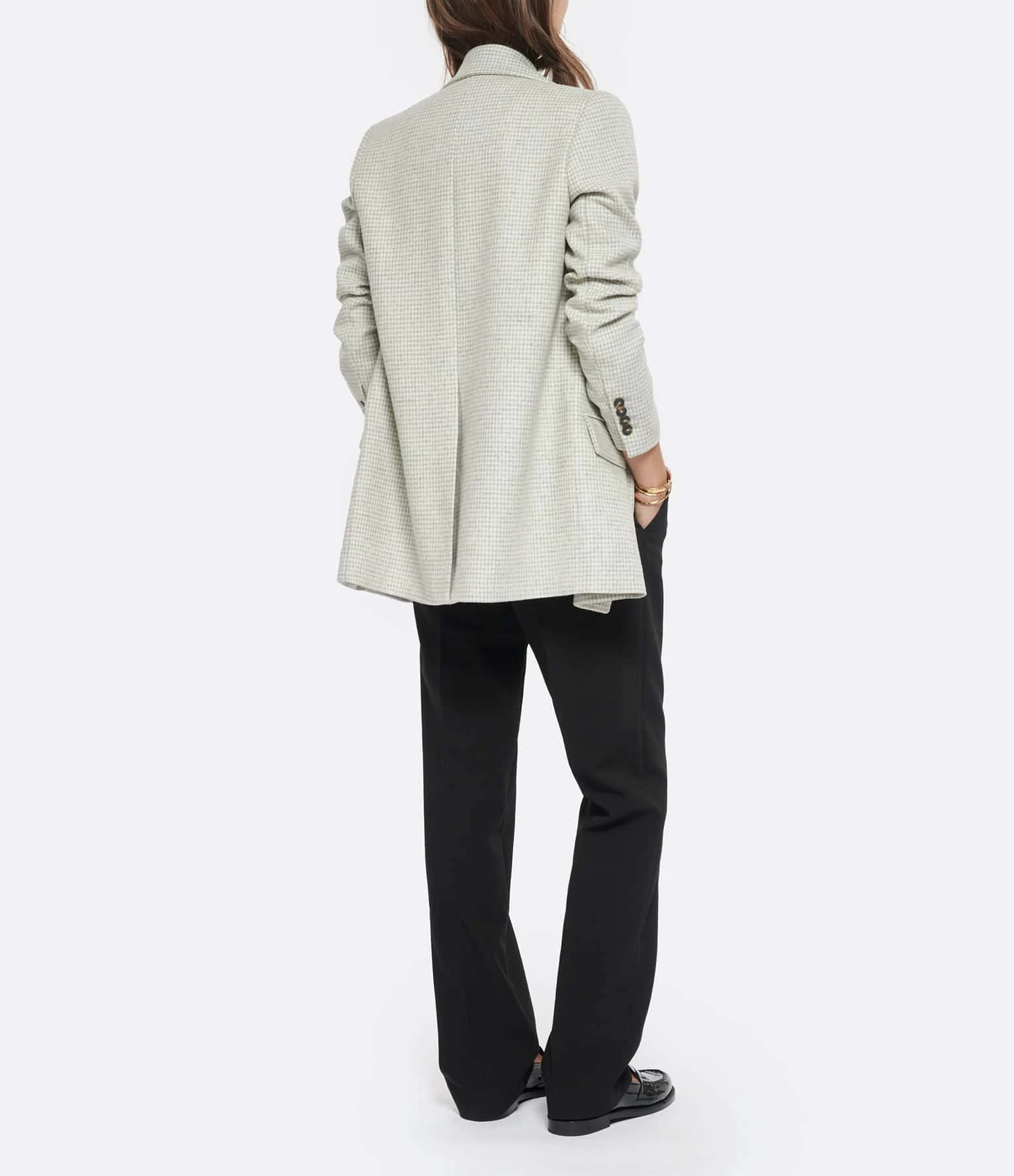 Budget 🌟 MARGAUX LONNBERG Veste Blazer Norton Laine Écru 🔥 5 Budget 🌟 MARGAUX LONNBERG Veste Blazer Norton Laine Écru 🔥 – Image 5