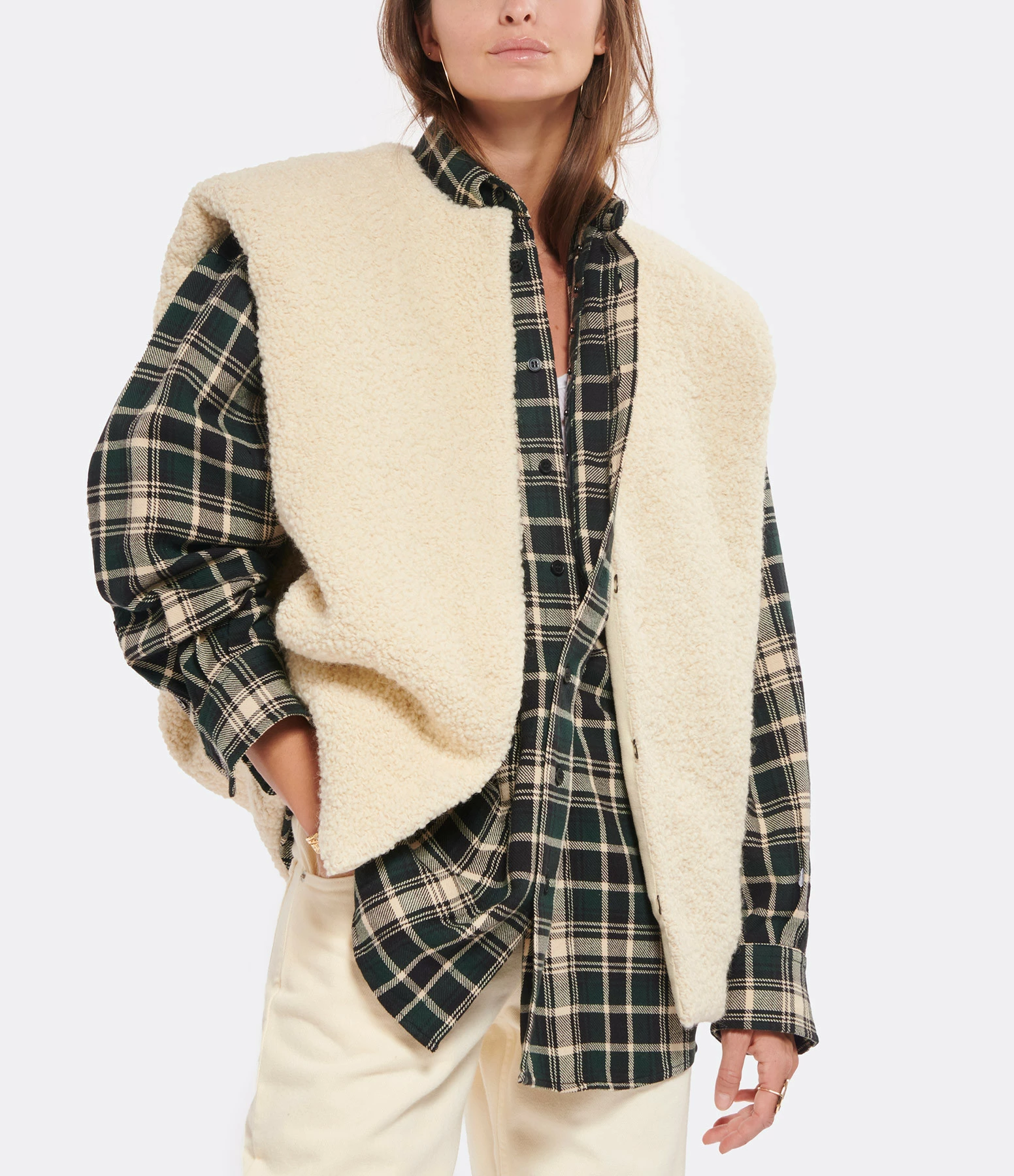 Tout neuf 😉 ISABEL MARANT Veste Gwendalia Écru 🎉 3 Tout neuf 😉 ISABEL MARANT Veste Gwendalia Écru 🎉 – Image 3