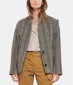 Top 10 🧨 ISABEL MARANT ÉTOILE Veste Drogo Laine Organique Gris 😉 -BOUTIQUE MARGAUX LONNBERG unnamed file 557