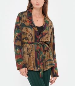 Remise ???? PIERRE-LOUIS MASCIA Veste Adana Soie Imprimé Floral Noir Blanc ???? -BOUTIQUE MARGAUX LONNBERG unnamed file 570