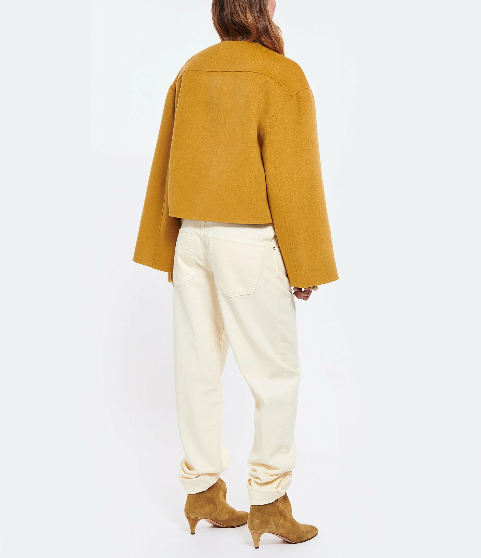 Top 10 ⌛ LOULOU STUDIO Manteau Aspo Court Laine Cachemire Camel ???? 5 Top 10 ⌛ LOULOU STUDIO Manteau Aspo Court Laine Cachemire Camel ???? – Image 5