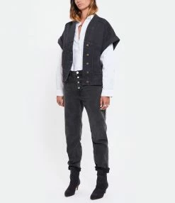 Promo 😍 JEANNE VOULAND Veste Folka Denim Gris 🔔 10 Promo 😍 JEANNE VOULAND Veste Folka Denim Gris 🔔 -BOUTIQUE MARGAUX LONNBERG unnamed file 606