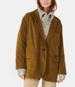 Sortie ???? VANESSA BRUNO Veste Blazer Virginia Coton Marron ???? -BOUTIQUE MARGAUX LONNBERG unnamed file 610