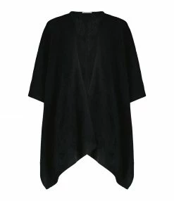 Offres ✔️ MAJESTIC FILATURES Poncho Raccoon Noir 😀