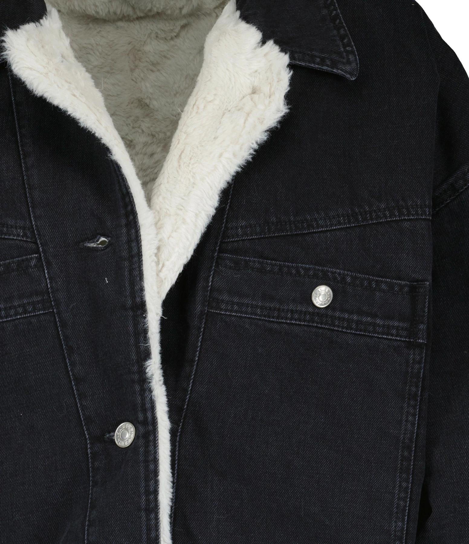 Meilleur prix 😍 ISABEL MARANT Veste Paoleta Coton Denim Noir 😀 2 Meilleur prix 😍 ISABEL MARANT Veste Paoleta Coton Denim Noir 😀 – Image 2