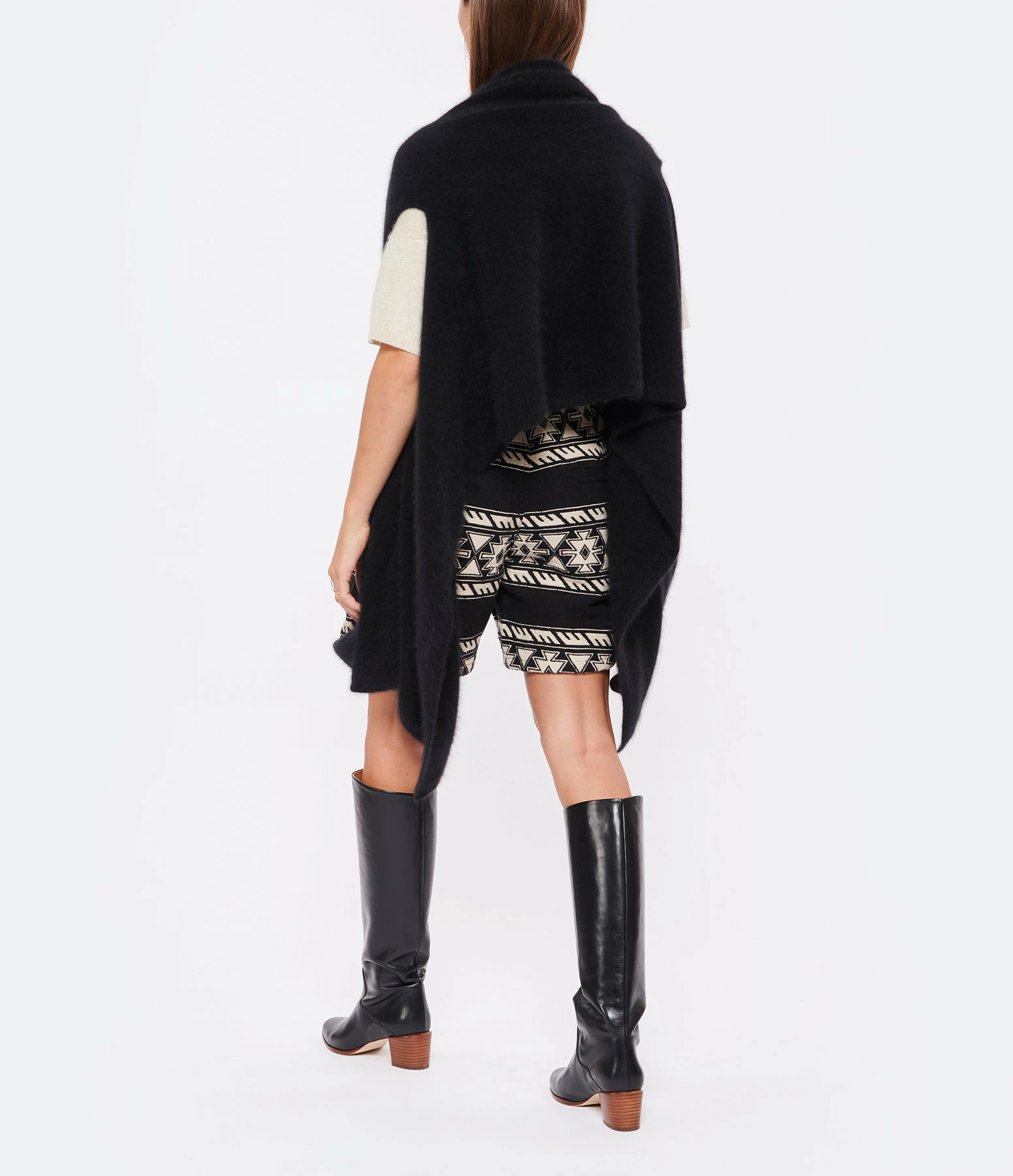 Meilleure vente ⭐ CT PLAGE Gilet Étole Raccon Noir ❤️ 3 Meilleure vente ⭐ CT PLAGE Gilet Étole Raccon Noir ❤️ – Image 3