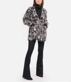 Bon marché 😍 ROBERTO COLLINA Cardigan Ceinturé Laine Imprimé Navy 😀 -BOUTIQUE MARGAUX LONNBERG unnamed file 66