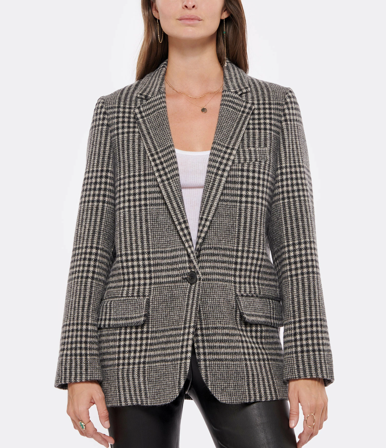 Acheter 🔥 ISABEL MARANT ÉTOILE Veste Blazer Charlyne Laine Organique Écru Noir ❤️ 3 Acheter 🔥 ISABEL MARANT ÉTOILE Veste Blazer Charlyne Laine Organique Écru Noir ❤️ – Image 3