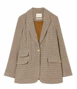 Remise 🔥 MOMONI Veste Taileur Armillaria Laine Coton Beige 👏