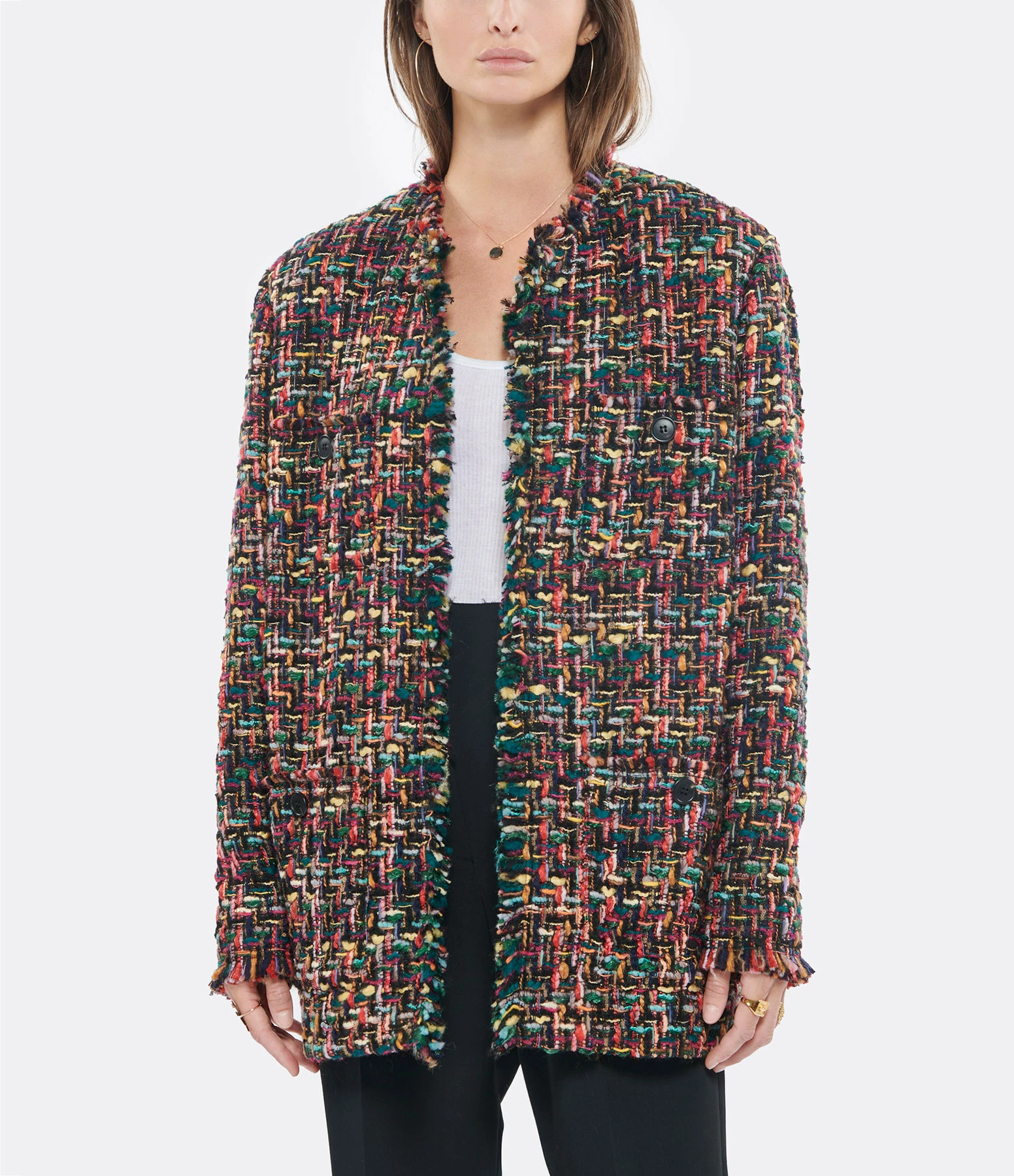 Promo ???? ISABEL MARANT Veste Dianaza Multicolore ???? 3 Promo ???? ISABEL MARANT Veste Dianaza Multicolore ???? – Image 3