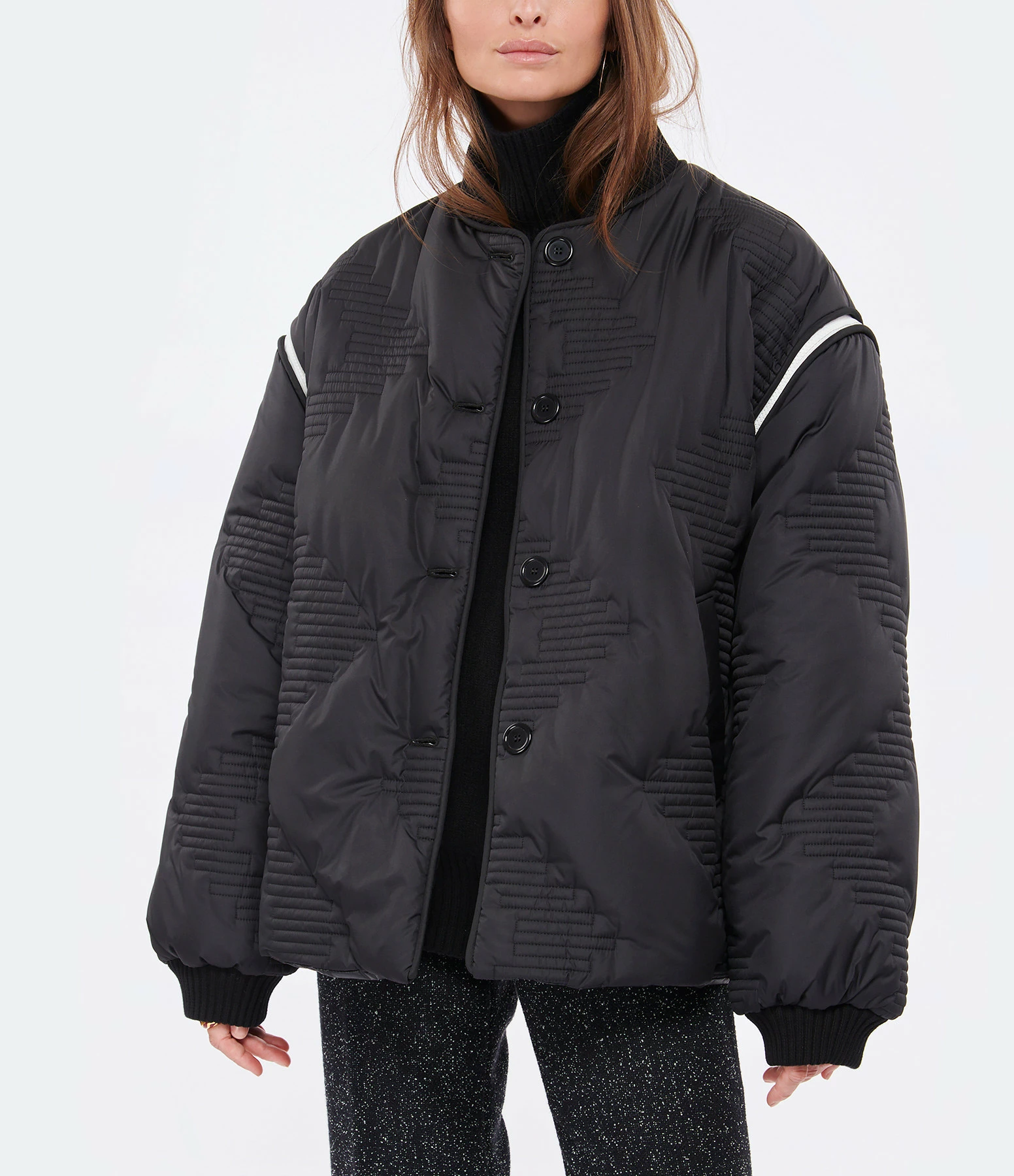 Coupon ???? SHERPA Bomber Maya Glossy Noir ???? 4 Coupon ???? SHERPA Bomber Maya Glossy Noir ???? – Image 4