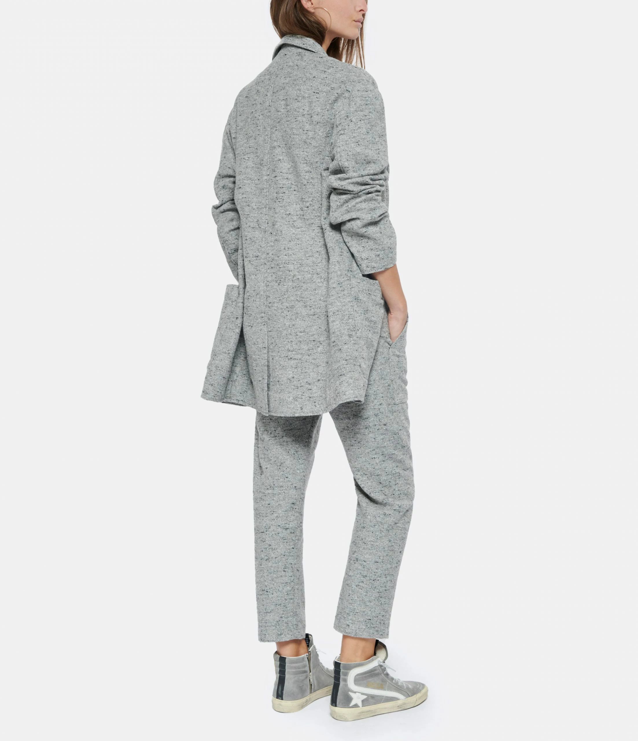 Nouveau 👍 ISABEL MARANT ÉTOILE Veste Blazer Ravena Coton Gris 🎉 5 Nouveau 👍 ISABEL MARANT ÉTOILE Veste Blazer Ravena Coton Gris 🎉 – Image 5